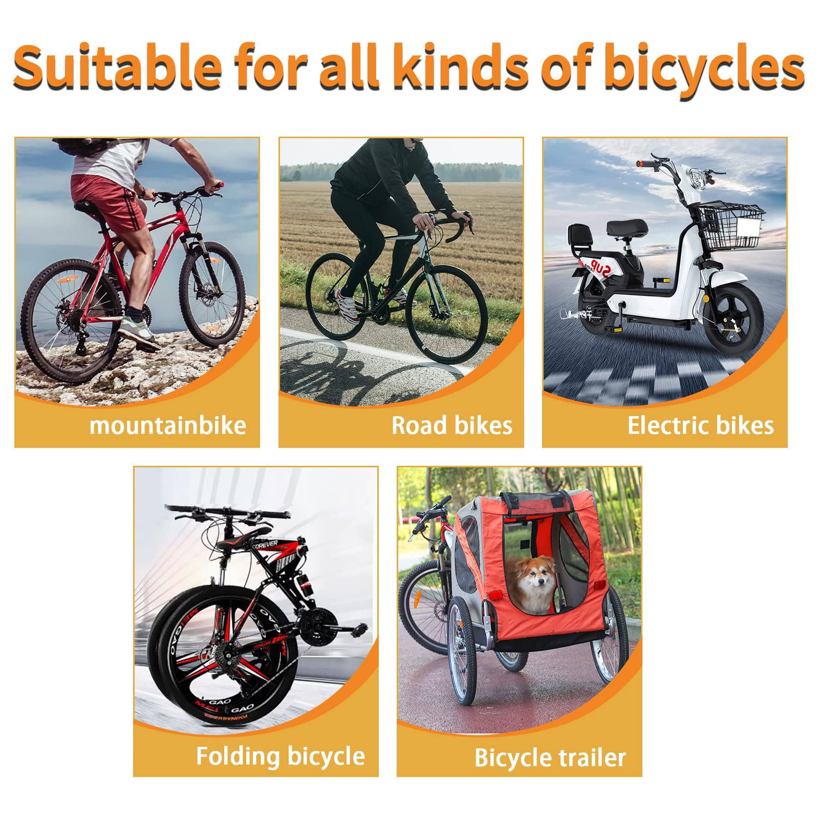 Bike Camera Rechargeable Battery 360 Rotation - 3 Mins Easy Install Handlebar Bicycle Camera With Rear View Monitor Color Night