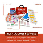 Adventure Medical Kits Sportsman Series Medical Kit - 200 - First Aid Kit For Camping, Hiking, Hunting & More - For 4 People For