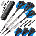 Fat Cat Bulletz 90% Tungsten Soft Tip Darts With Storage/Travel Case, 18 Grams