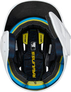 Rawlings 2022 Mach 1-Tone Matte Baseball Batting Helmet W/Rhb Adjext, Senior, Matte White