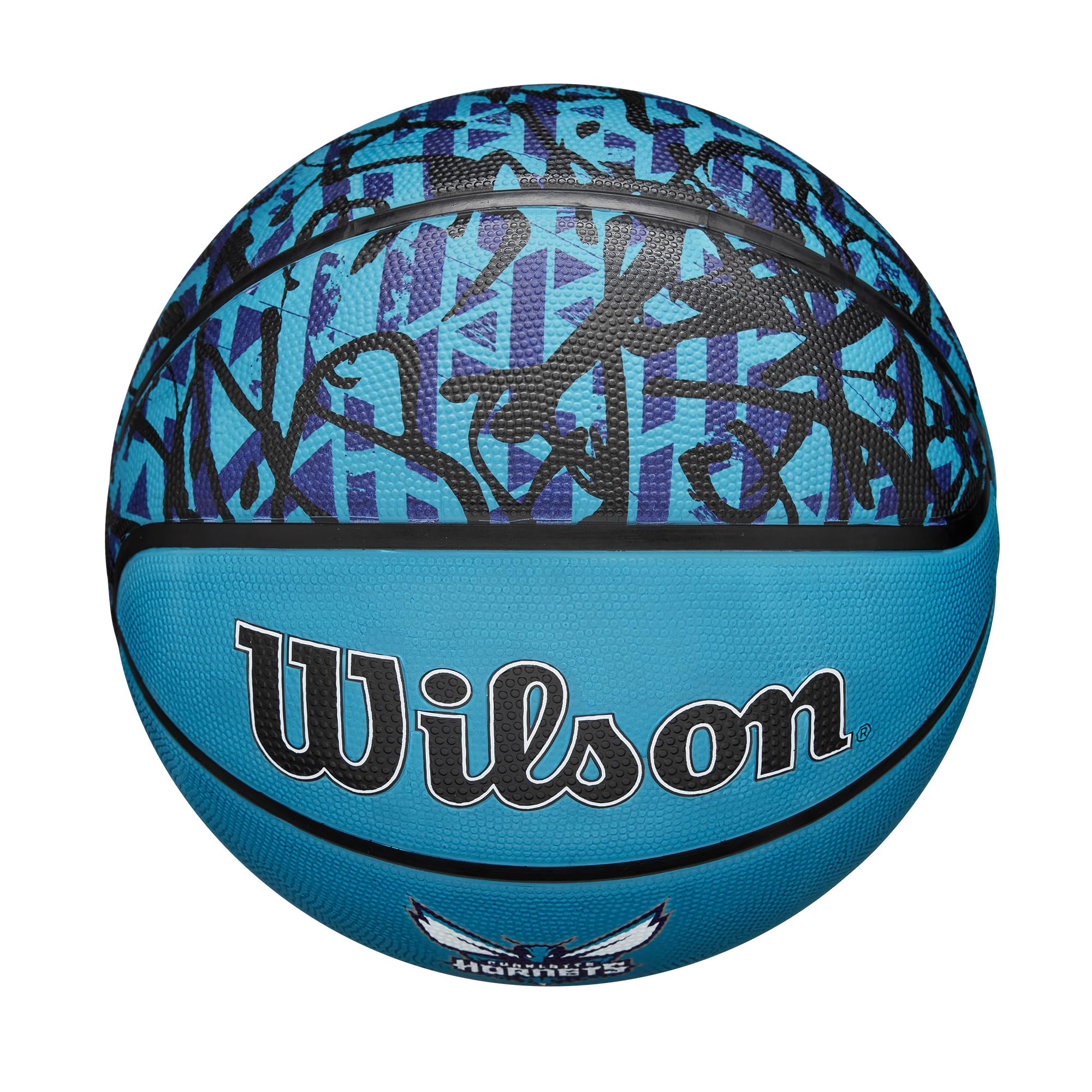 Wilson Nba Team Graffiti Basketball - Charlotte Hornets, Size 7-29.5''