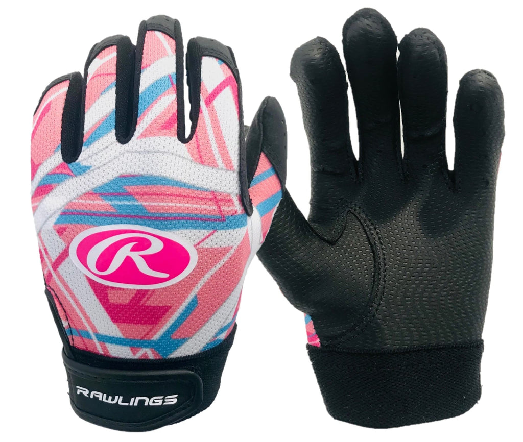 Rawlings Remix T-Ball/Coach Pitch Batting Gloves | Boys & Girls Size Youth Xs | Pink