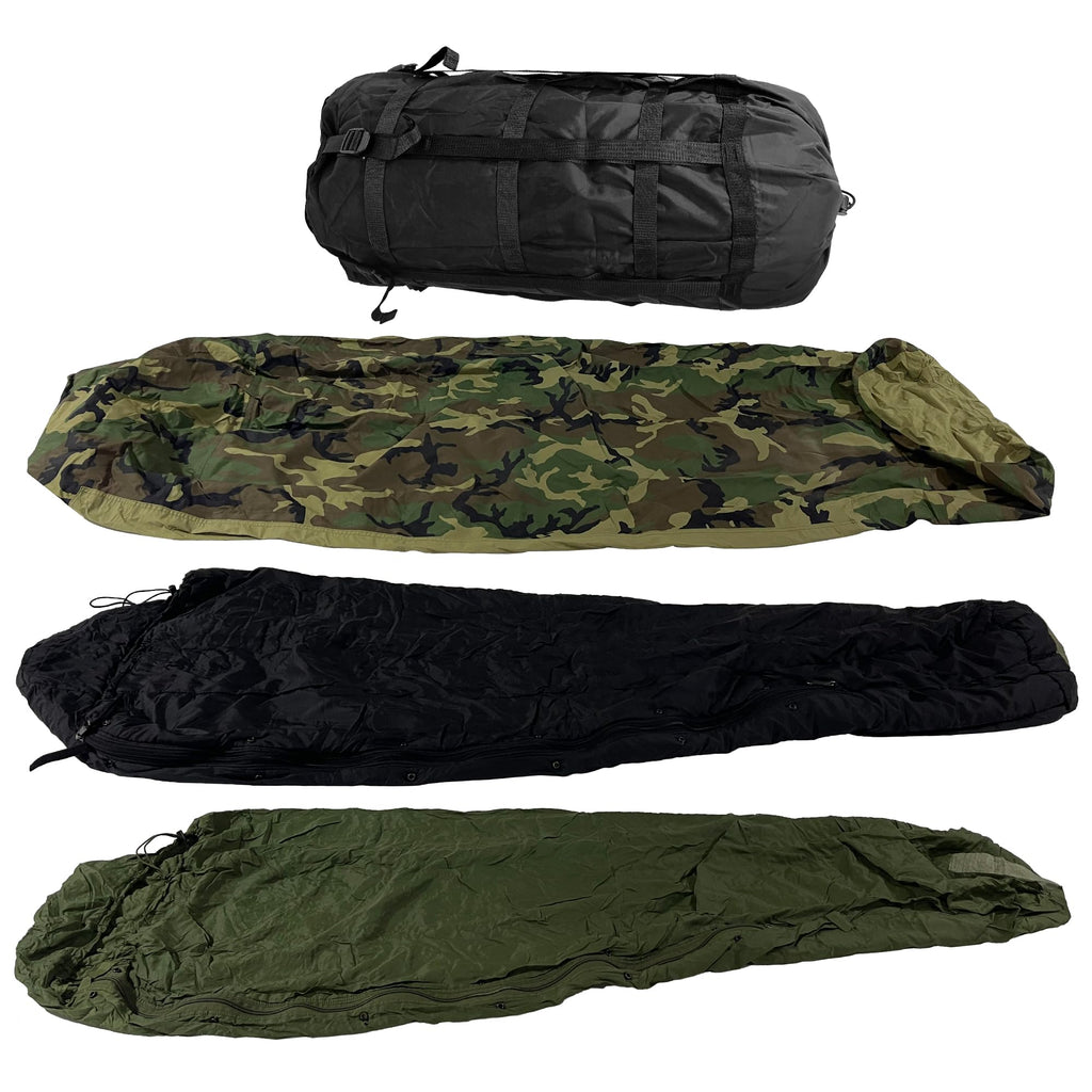 Military Modular Sleep System 4 Piece With Goretex Bivy Cover And Carry Sack