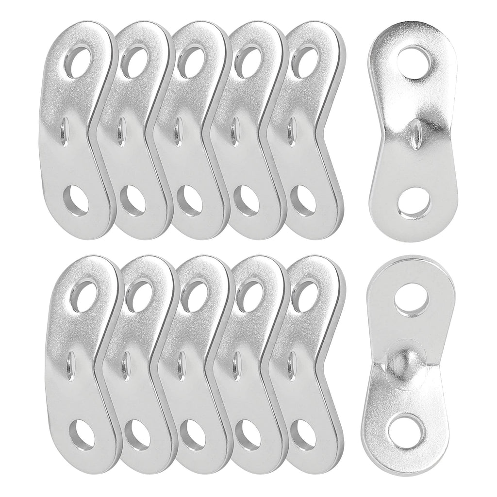 Uxcell 12Pcs Aluminum Alloy Guyline Rope Tensioner, Adjustable Cord Adjuster Tent Tensioners For Camping Accessories, Guy Line A