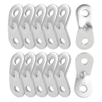 Uxcell 12Pcs Aluminum Alloy Guyline Rope Tensioner, Adjustable Cord Adjuster Tent Tensioners For Camping Accessories, Guy Line A