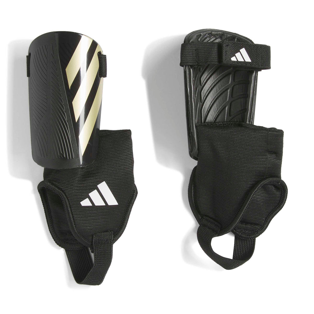 Adidas Unisex-Kids Tiro Match Shinguard, Black/Gold Metallic/White, Medium