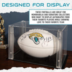 Franklin Sports Nfl Jacksonville Jaguars Autograph Football - Official Size White Panel Souvenir Football For Autographs + Signa