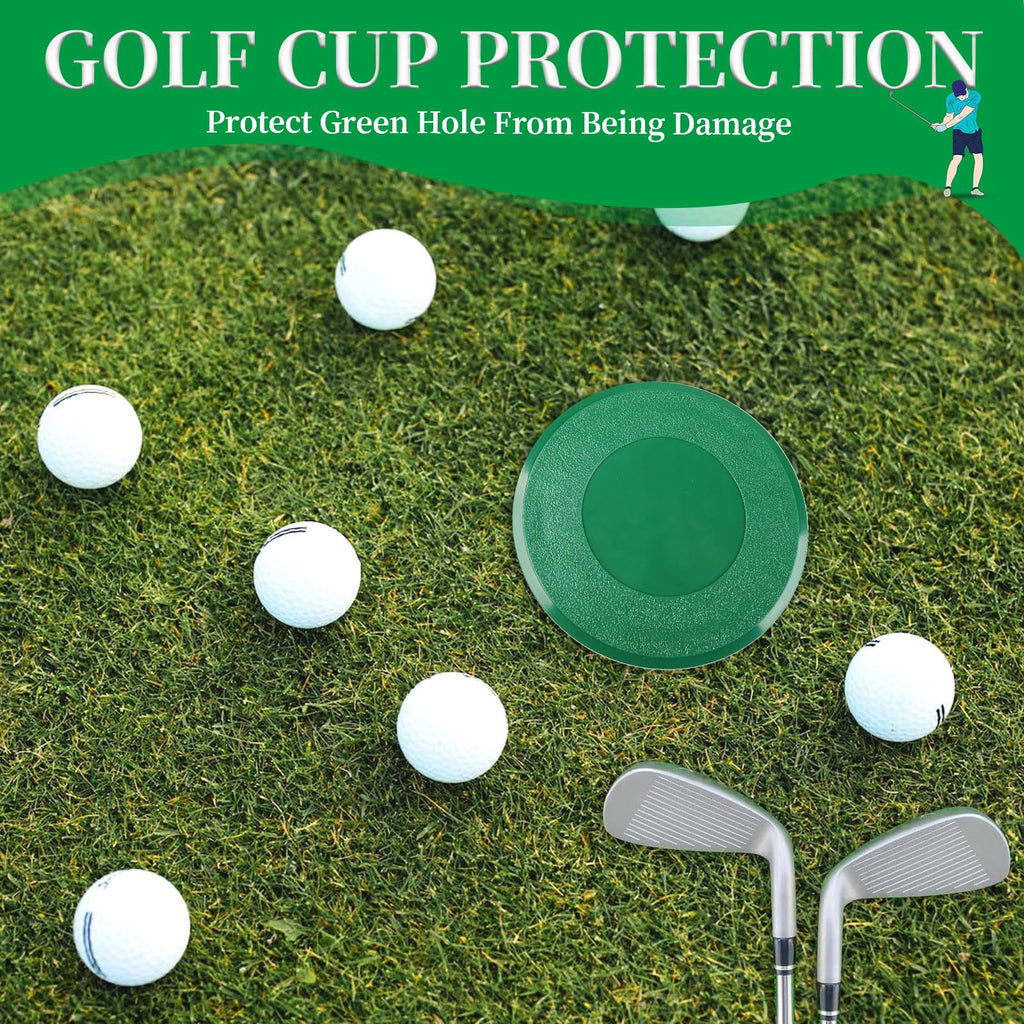 Llmsix 4Pcs Golf Cup Covers, Plastic Golf Hole Cover Golf Practice Training Aids Golf Hole Cutter Putting Green For Outdoor Spor
