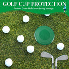 Llmsix 4Pcs Golf Cup Covers, Plastic Golf Hole Cover Golf Practice Training Aids Golf Hole Cutter Putting Green For Outdoor Spor