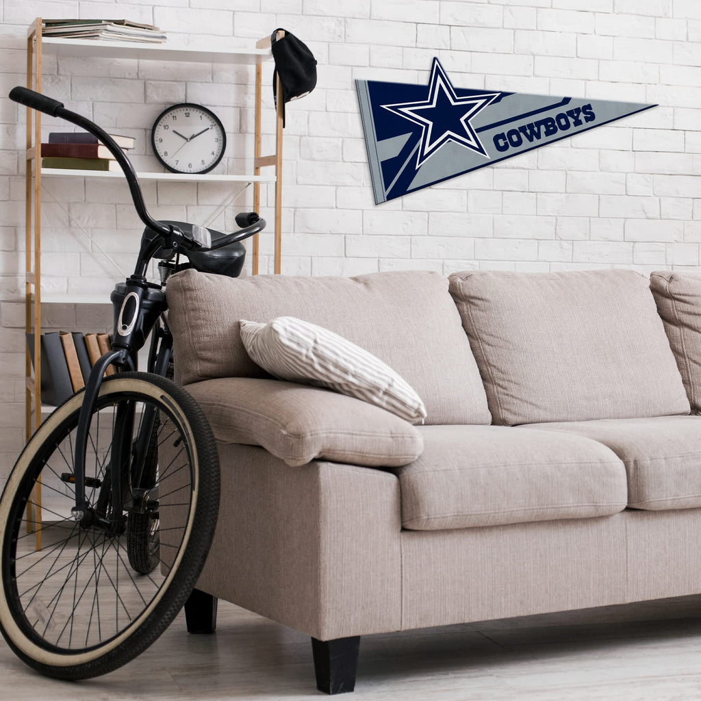 Rico Industries Nfl Football Dallas Cowboys Soft Felt Pennant - Ez To Hang - Home D  Cor (Game Room, Man Cave, Bed Room)