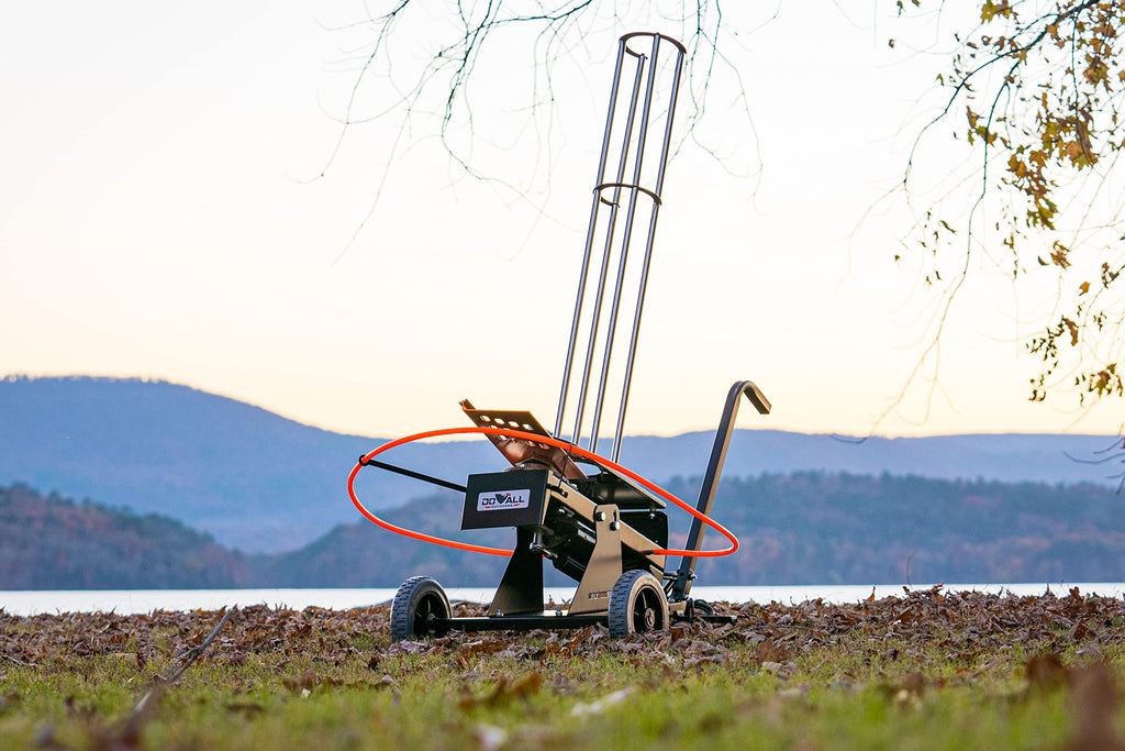 Do All Outdoors Fw80 Flyway 80 Auto Clay Pigeon Trap With Wheels, Holds 80 Clays, Black/Orange, One Size