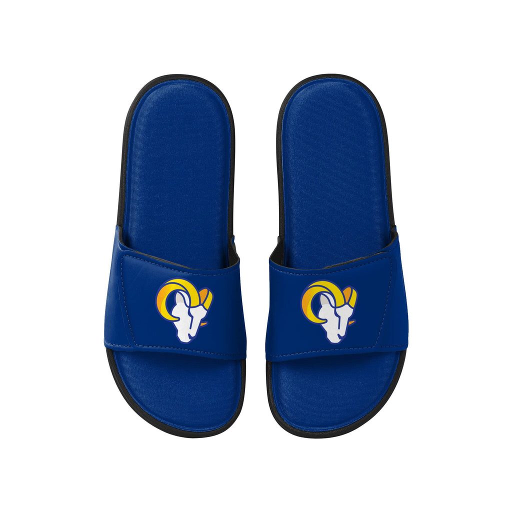 FOCO Los Angeles Rams NFL Mens Foam Sport Slide - XL