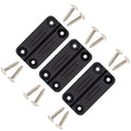 NeverBreak Parts - 3 Pack Black Igloo Cooler Hinges Replacement with Screws | High Strength Igloo Cooler Replacement Parts | Igl