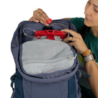 Osprey Tempest 26L Womens Lightweight Hiking Backpack - Daypack for Travel & Camping, Anchor Blue/Atlas