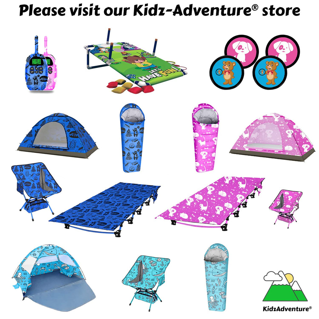 Kids Camping Cot And Toddler Travel Bed | Lightweight And Compact Cots For Sleeping | Portable Folding Cot For Toddler, Kids, Yo