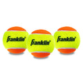 Franklin Sports Starter + Beginner Pressureless Tennis Balls - Great For Training + Practice - Low Bounce Tennis Balls For All C