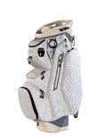 Sun Mountain Womens C130 Lightweight Cart Golf Bag, 14-Way Top, 2026 Model, Nickel Zebra Sand
