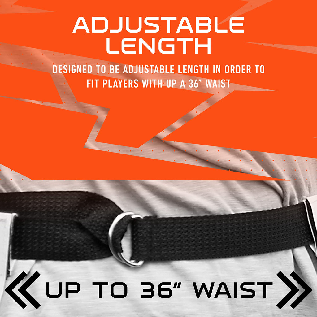 Franklin Sports Nfl Cincinnati Bengals Flag Football Sets - Nfl Team Flag Football Belts And Flags - Flag Football Equipment For