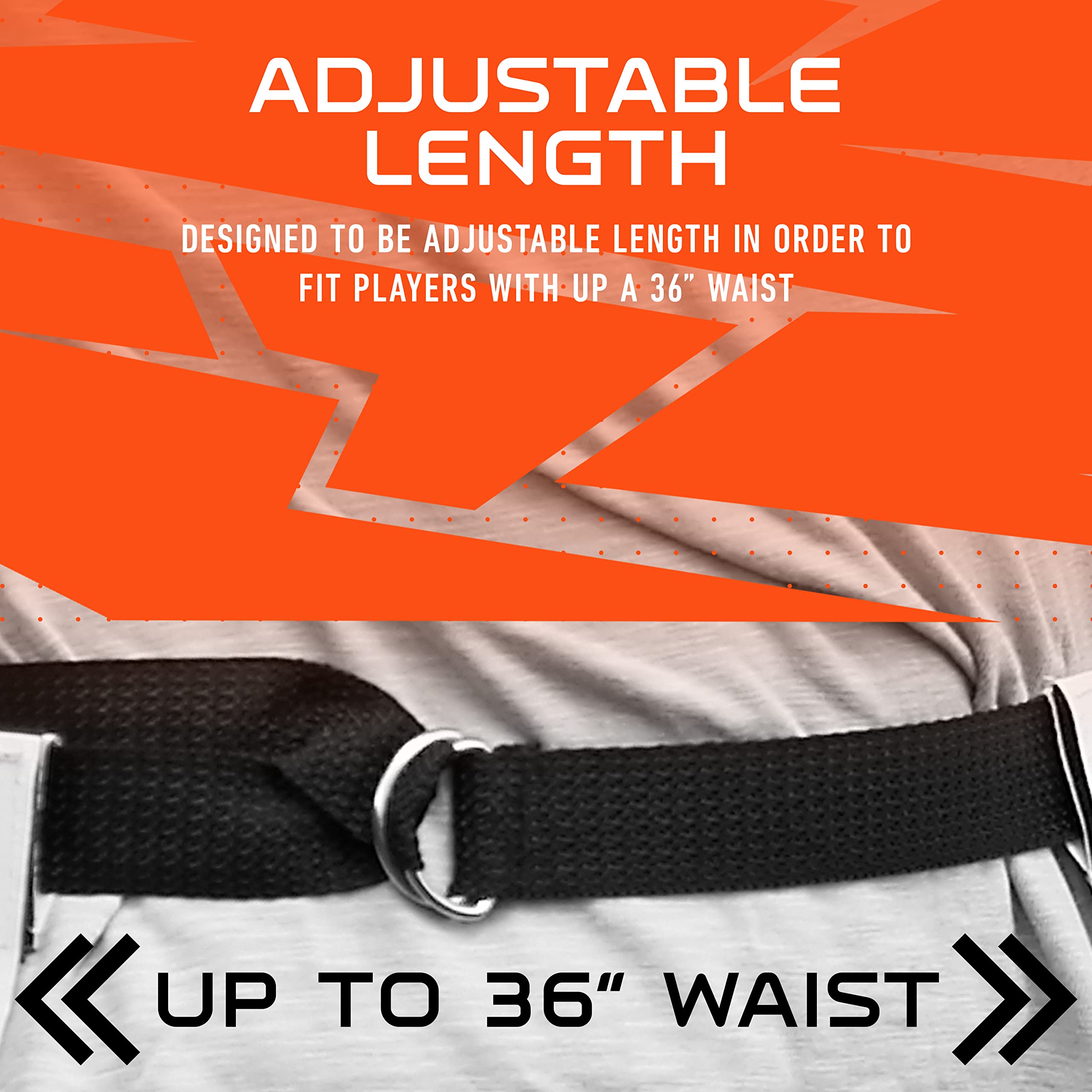 Franklin Sports Nfl Cincinnati Bengals Flag Football Sets - Nfl Team Flag Football Belts And Flags - Flag Football Equipment For