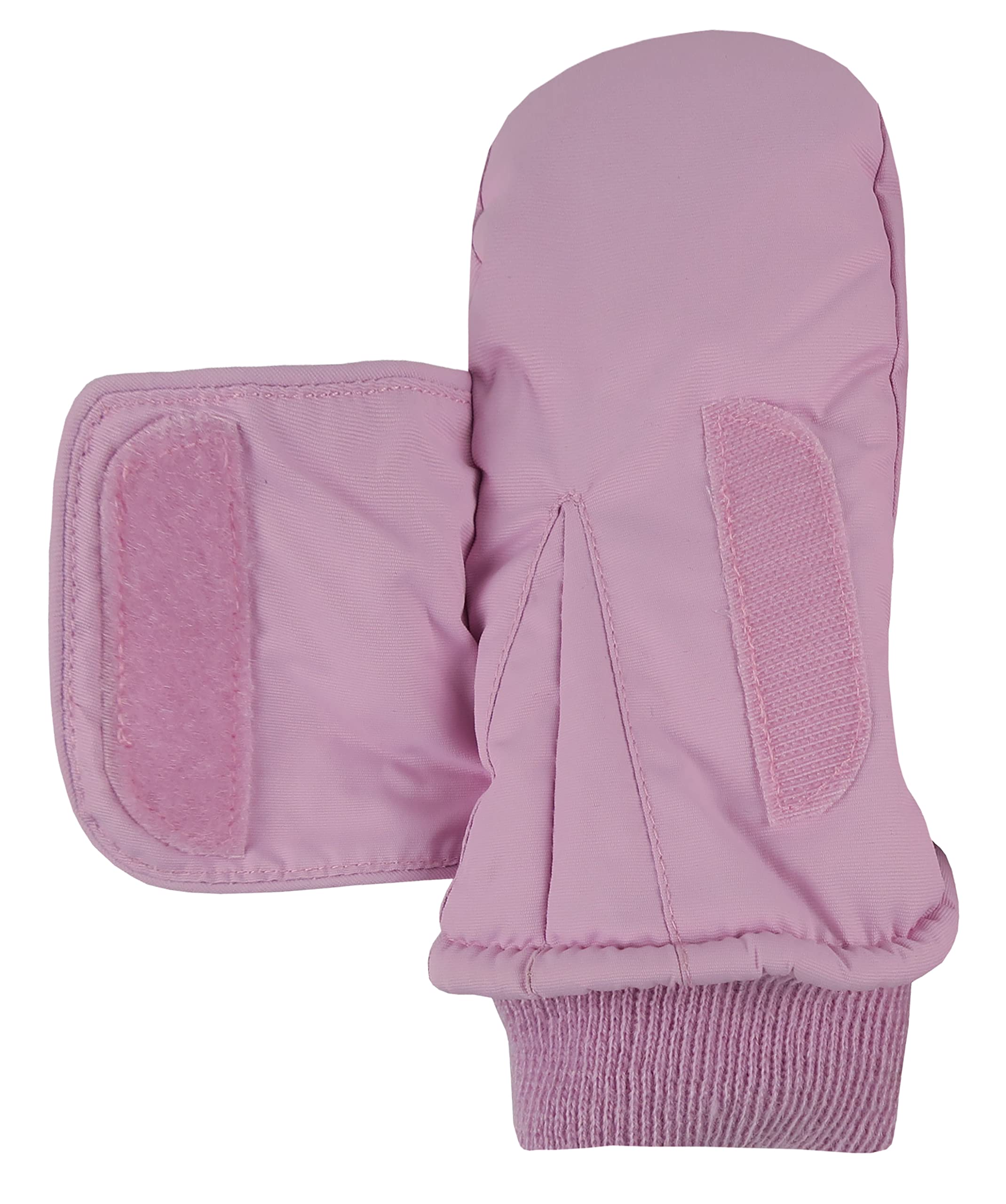 Nice Caps Kids Toddler Girls Waterproof Mittens - Thinsulate Wrap Snow Gloves Baby (Pink, 1-2 Years)