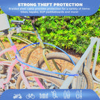 Dockslocks Anti-Theft Weatherproof Straight Security Cable With Resettable Combination Lock 25Ft