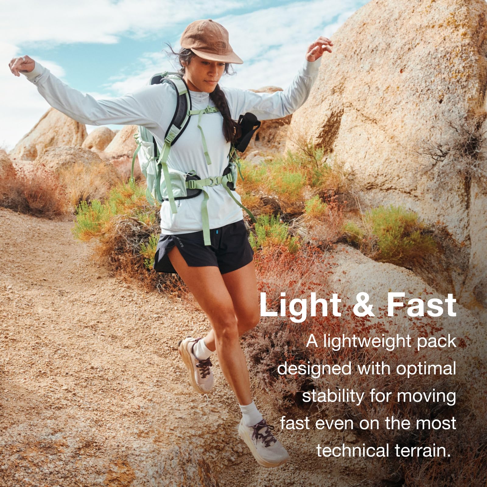 Osprey Tempest 22L Womens Lightweight Hiking Backpack - Small Daypack for Travel & Camping, Frosty Mint Green/Botanica
