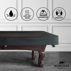 Bearcover Heavy Duty Leatherette Billiard Pool Table Cover, Waterproof & Tearproof Covers For Pool Table 7/8/9Ft Fitted (7 Feet/