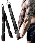 MANUEKLEAR Tricep Rope Cable Attachment Handles, Greater Range of Motion, Tricep Pull Down Rope for Push Downs, Crunches, Facepu