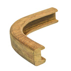 Whitecap 60827 Teak Bulkhead Molding - Outside Corner, 3/4'' Track