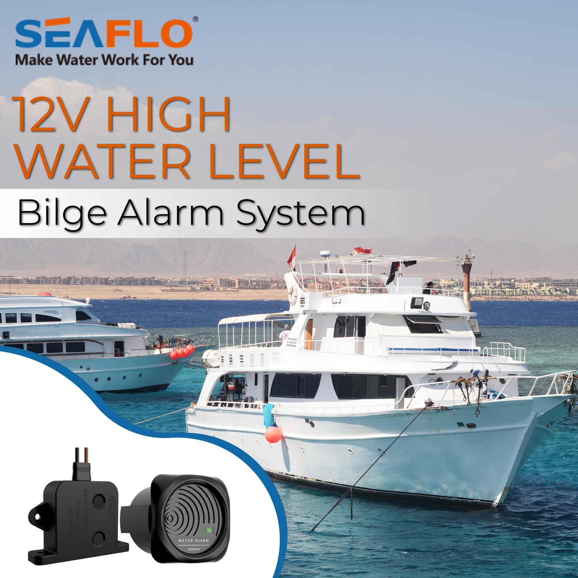 Seaflo 12V High Water Level Bilge Alarm System