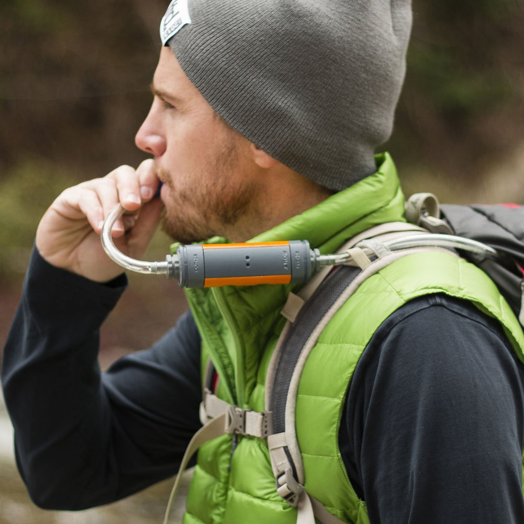 Renovo Water Muv Eclipse Survival Water Filter System - Blocks Chemicals, Bacteria, Viruses, And More - The Ultimate Survival Wa
