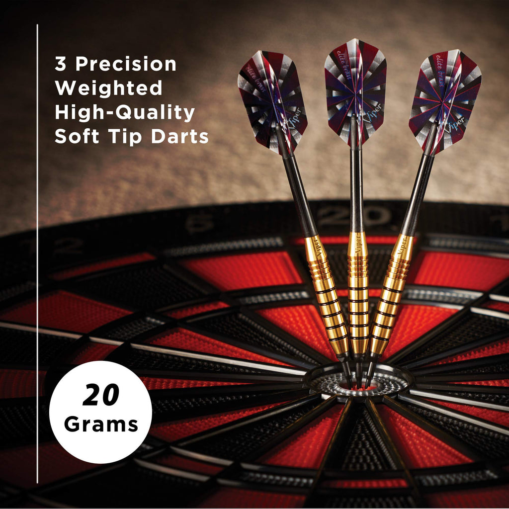 Viper Elite Brass Soft Tip Darts 20 Grams