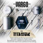 Vargo Titanium Hexagon Wood Stove  Collapsible Portable Wood Burning Stove  Ultra Lightweight Compact Wood Stove For Backpackers