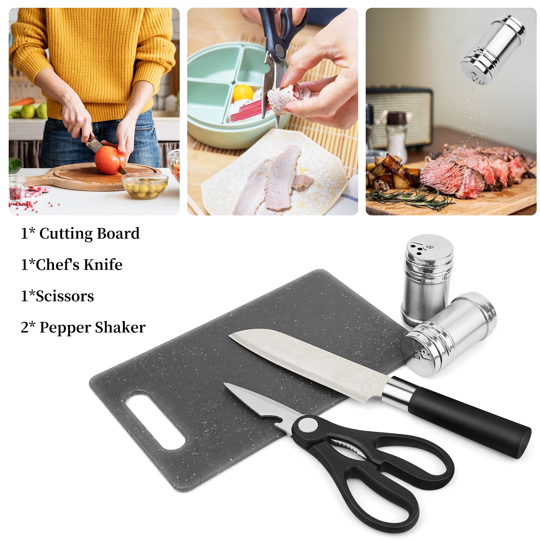 Camping Cooking Utensils Set, Stainless Steel Grill Tools, Camping Bbq Cookware Gear And Equipment For Travel Tenting Rv Van Pic