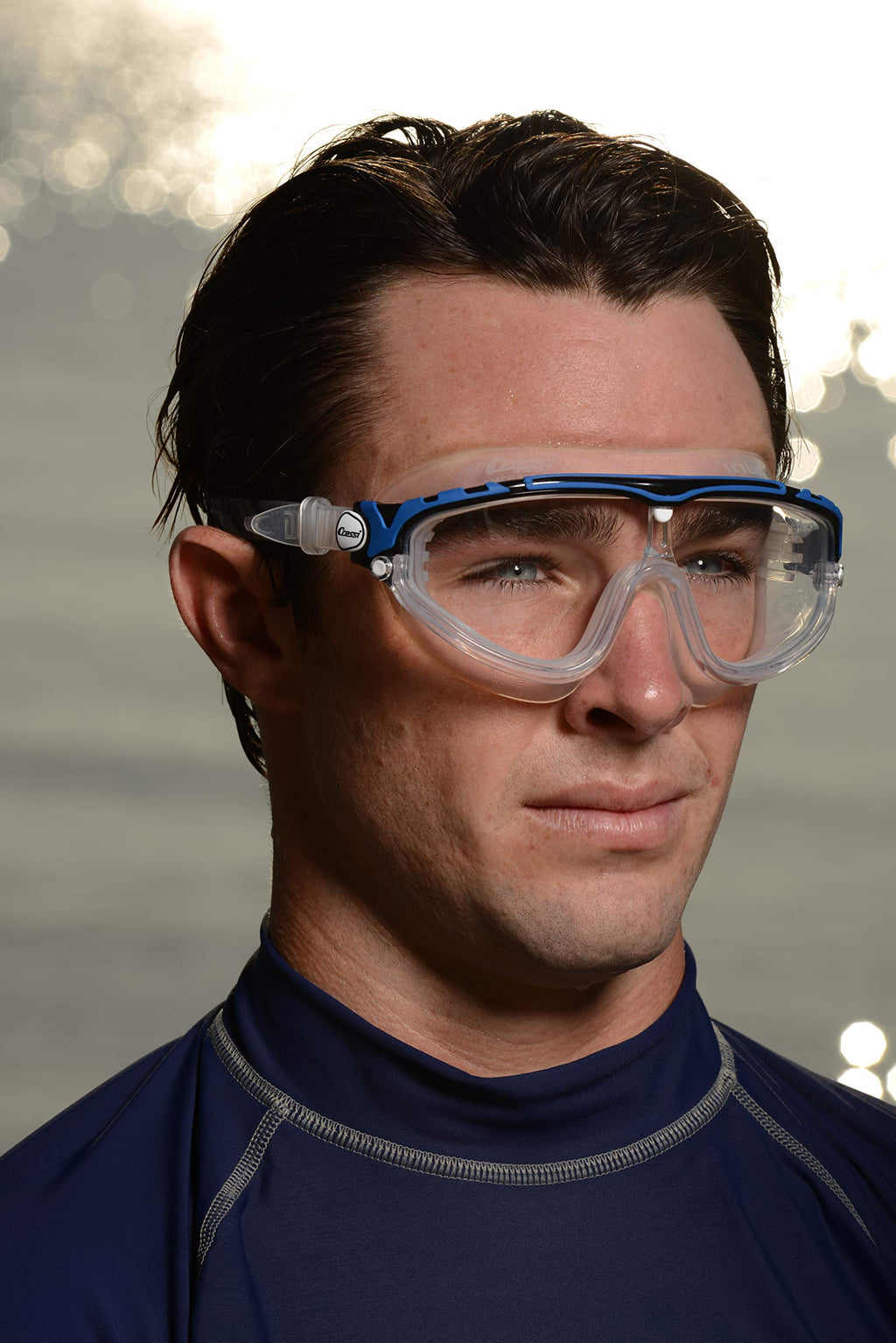 Cressi Skylight, Clear-Black/Blue, Clear Lens [Duplicate]
