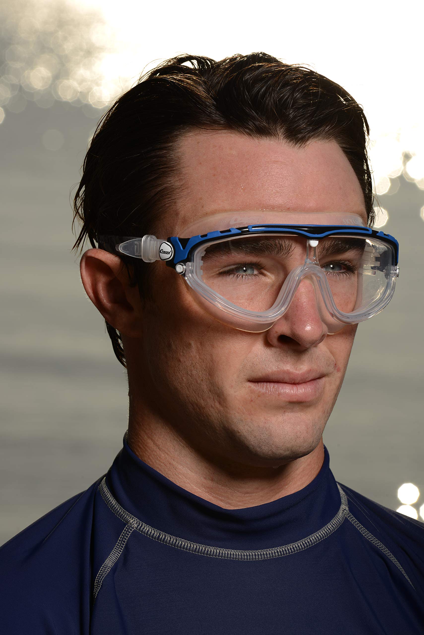 Cressi Skylight, Clear-Black/Blue, Clear Lens [Duplicate]