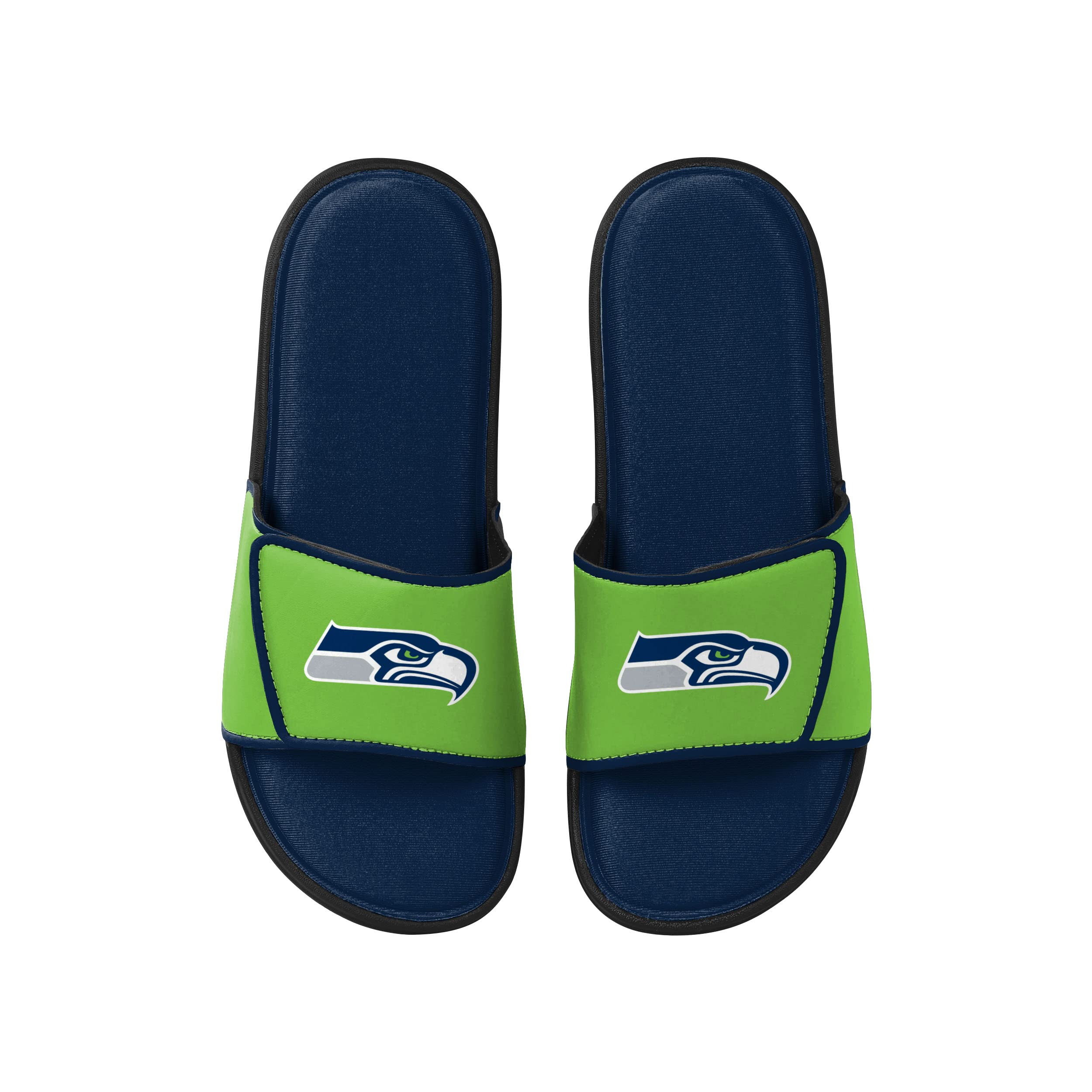 FOCO Seattle Seahawks NFL Mens Foam Sport Slide - XL