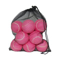 URBEST Tennis Balls, 12 Packs Training Tennis Balls Practice Balls for Novice Player, Pet Dog Playing Balls with Mesh Carry Bag 