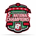 Rico Industries Ncaa Nebraska Cornhuskers Champ Shape Cut Pennant - Home And Living Room D  Cor - Soft Felt Ez To Hang