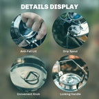Fire-Maple Antarcti Portable 1 Liter Lightweight Stainless Steel Camping Kettle | Durable And Portable Camp Tea Pot | Ideal For