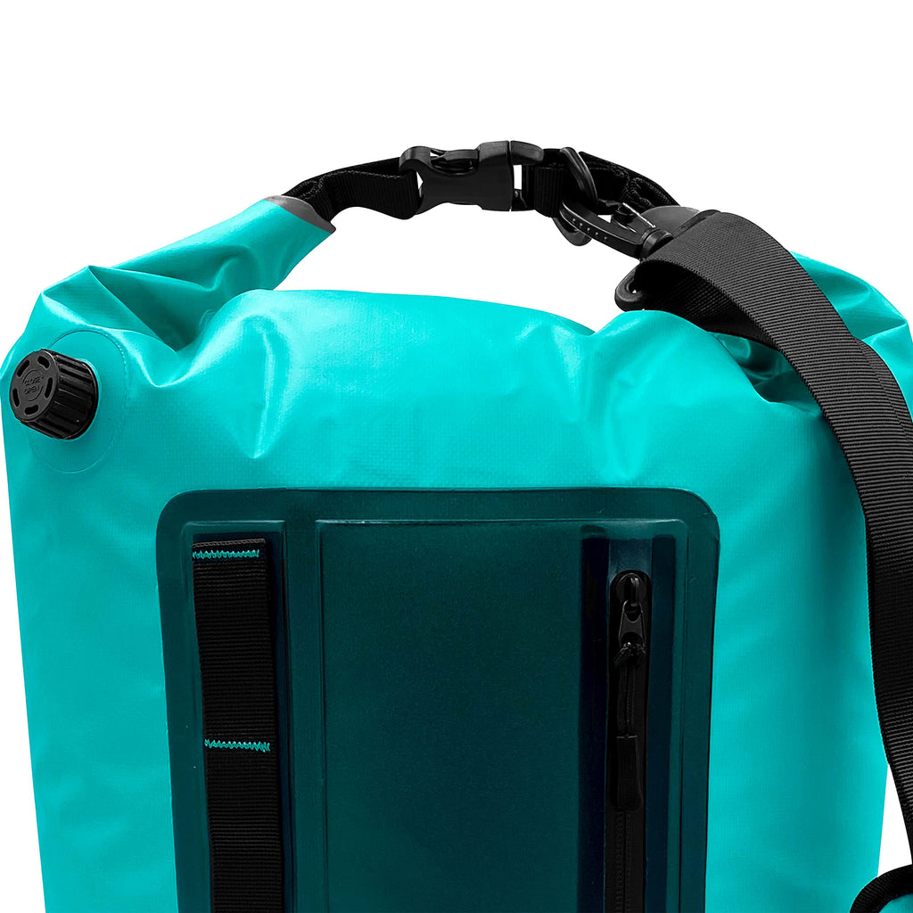 Pelican - Exocool Cooler Dry Bag - Collapsible Portable Soft Sided Roll - Insulated Waterproof Leak Proof For Kayaking, Hiking,