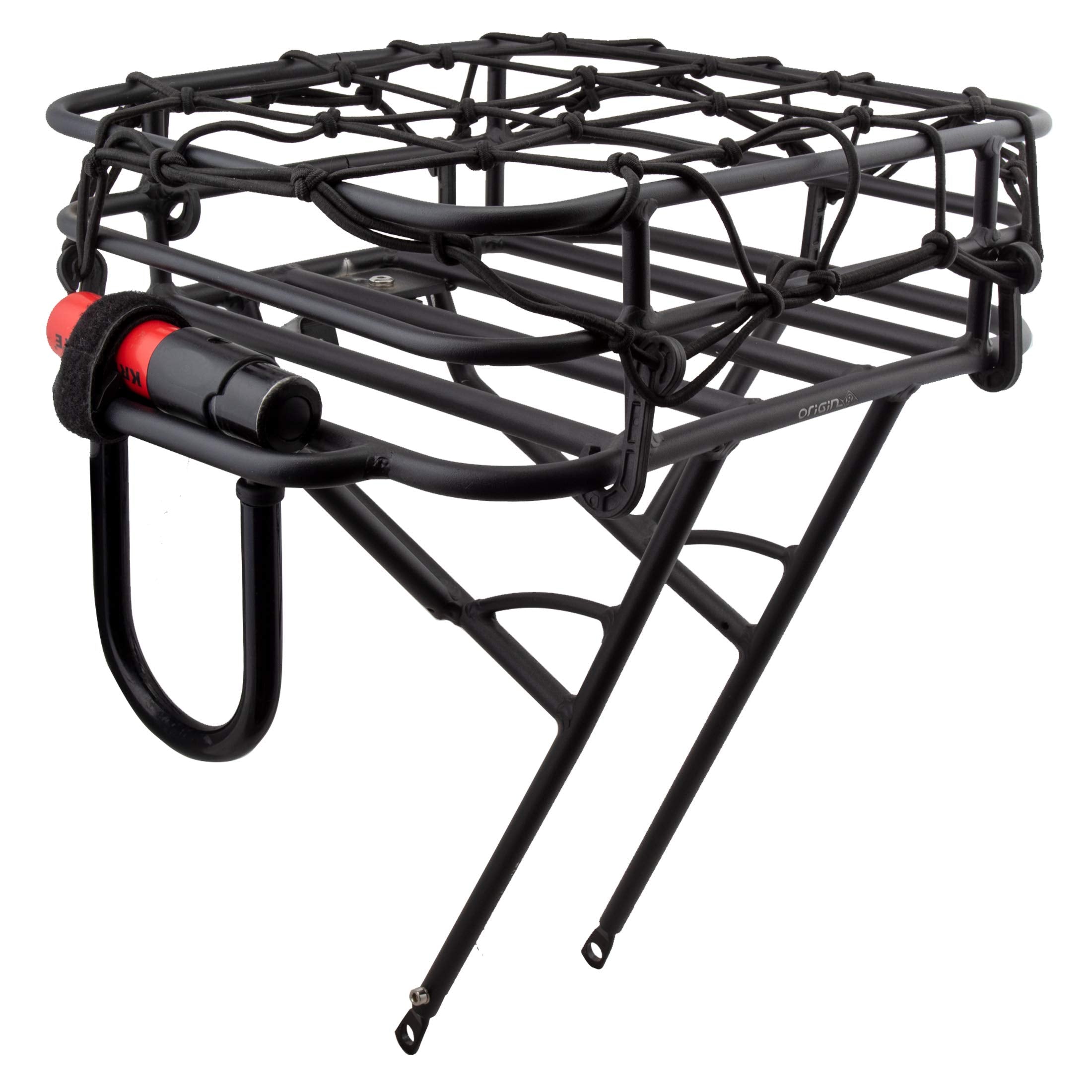 Origin8 Rush Messenger Front Basket Rack, 26-29, Black