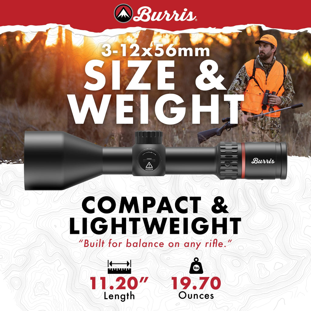 BURRIS Fullfield 3-12x56mm SC (30mm Tube) (201540)