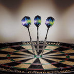 Elkadart Ultra Sonic 80% Tungsten Steel Tip Darts With Storage/Travel Case, 23 Grams,Black
