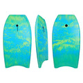 ATUNAS Body Boards, 33-43 Bodyboard for Beach with Wrist Leash, Solid PE/EVA Closed-Cell Waterproof Foam, Surfing for Kids and A