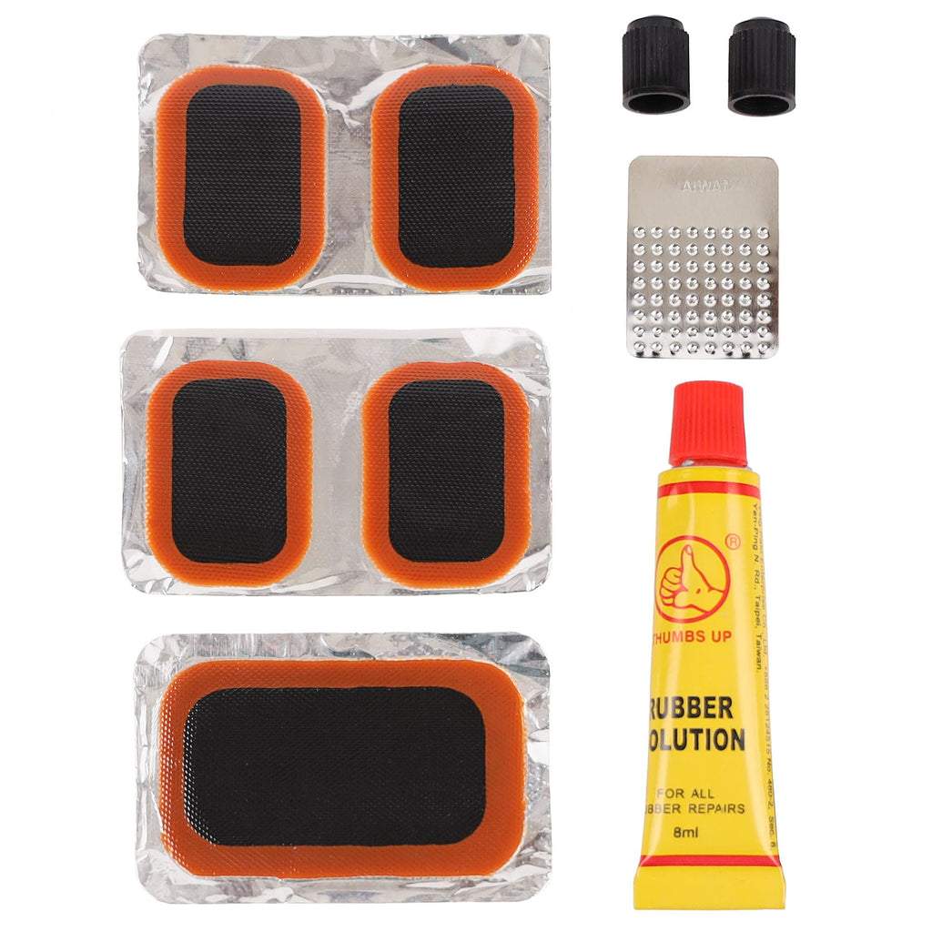 Cyclingdeal Bike Bicycle Tyre Repair Maintenance Kit Including Tyre Lever, Co2 Inflator, Hand Tool, Tube Patch