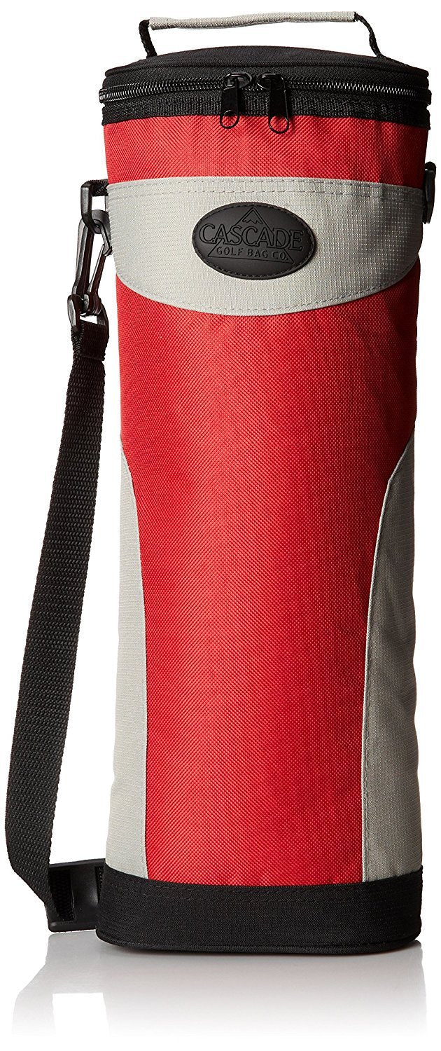 Proactive Sports 4-To-Go Zippered Beverage Cooler With Shoulder Strap, Black/Grey