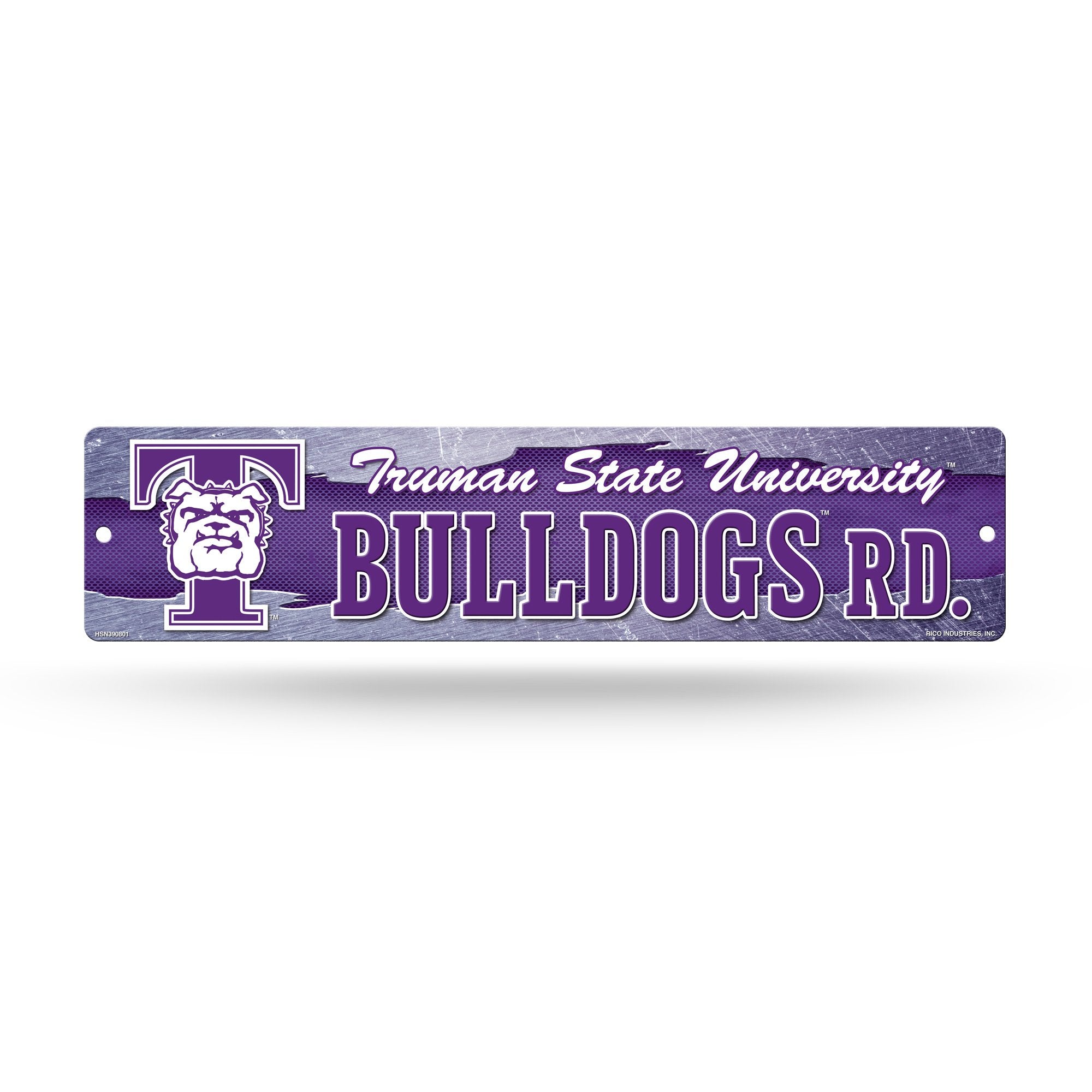 Rico Industries NCAA Rico Industries 16-Inch Plastic Street Sign D  cor, Truman State Bulldogs