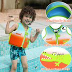 Oshyle Children'S Girls Boys Swimming Vest For Toddlers With Adjustable Safety Straps Age 1-9 (Crocodile, L(6-9))