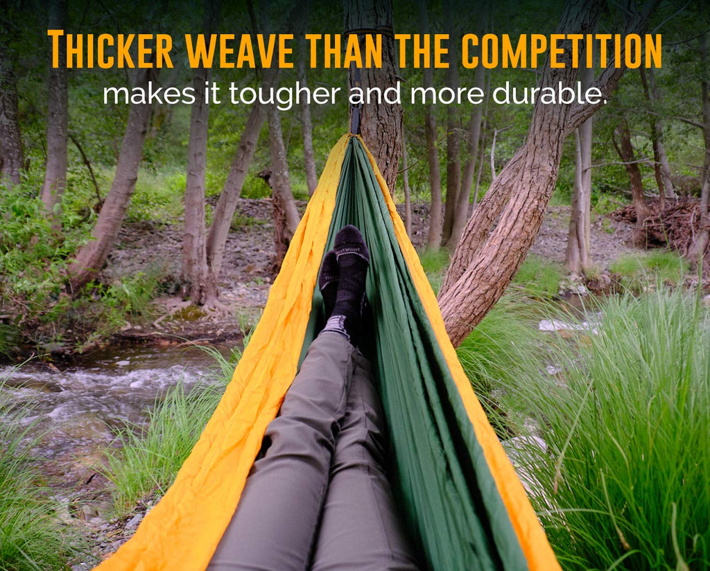 Ryno Tuff Xl 2 Person Camping Hammock With Mosquito Net & Rain Fly - Compact Double Hammock With Bug Net, Tarp, Pocket, Tree Str